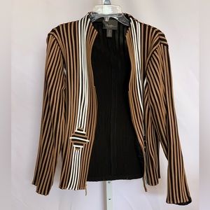CHICO’s (Size 2) Faux Leather Blazer